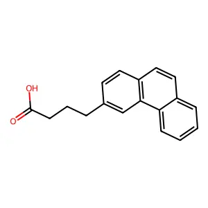 4-(3-Phenanthryl)butanoic acid structure