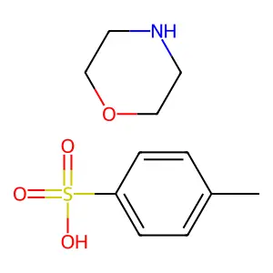 Morpholine, 4-methylbenzenesulfonate (1:1) structure