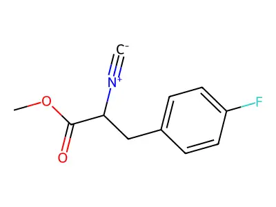 Methyl 3-(4-fluorophenyl)-2-isocyanopropanoate structure