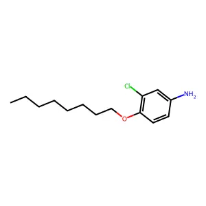 Aniline, 3-chloro-4-(octyloxy)- structure