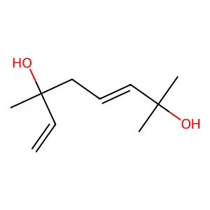 3,7-Dimethyl-1,5-octadien-3,7-diol structure