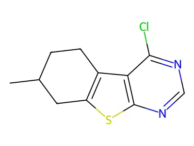 4-Chloro-7-methyl-5,6,7,8-tetrahydro[1]benzothieno[2,3-d]pyrimidine structure