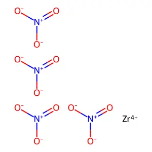 Zirconium nitrate structure