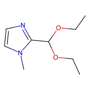 1H-Imidazole, 2-(diethoxymethyl)-1-methyl- structure