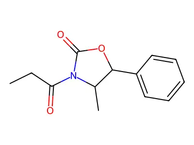 (4S,5R)-4-Methyl-5-phenyl-3-propionyl-2-oxazolidinone structure