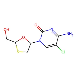 Oxathiolan 5ClC-.a. structure