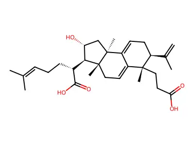 Poricoic acid B structure