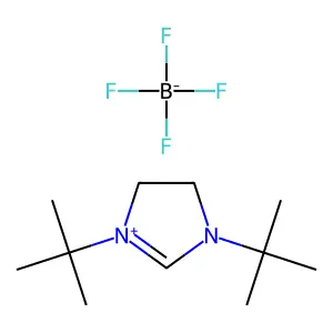 1,3-Di-tert-butylimidazolinium tetrafluoroborate structure