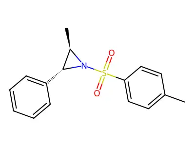 2-Methyl-3-phenyl-1-tosylaziridine structure