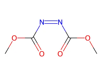 Dimethyl (E)-diazene-1,2-dicarboxylate structure