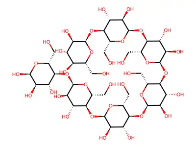Maltoheptaose structure