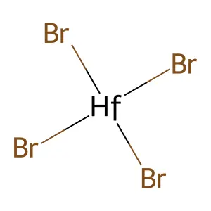 Hafnium bromide (HfBr4) structure