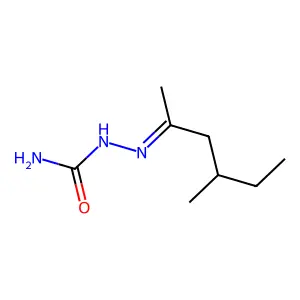 (4-Methylhexan-2-ylideneamino)urea structure