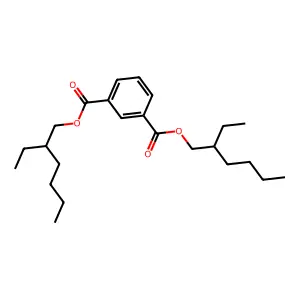 Bis(2-ethylhexyl) isophthalate structure