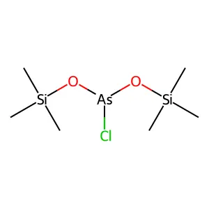 Chloro-bis(trimethylsilyloxy)arsane structure