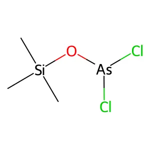 Dichloro(trimethylsilyloxy)arsane structure