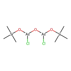 As,As'-Dichlorodiarsenous acid, bis(trimethylsilyl) ester structure