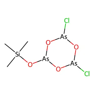 (4,6-Dichloro-1,3,5,2,4,6-trioxatriarsinan-2-yl)oxy-trimethylsilane structure