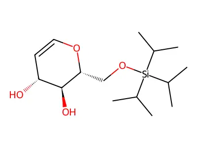 6-O-Triisopropylsilyl-D-glucal structure