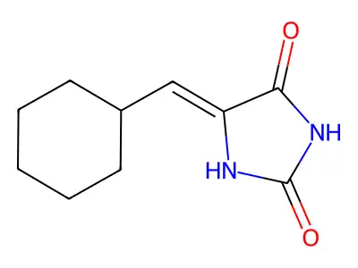 5-(Cyclohexylmethylidene)imidazolidine-2,4-dione structure