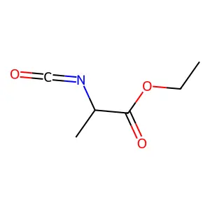 Ethyl 2-isocyanatopropionate structure
