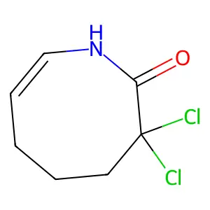 3,3-Dichloroazocan-2-one structure