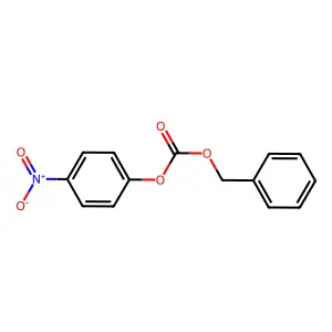 Carbonic acid, 4-nitrophenyl phenylmethyl ester structure