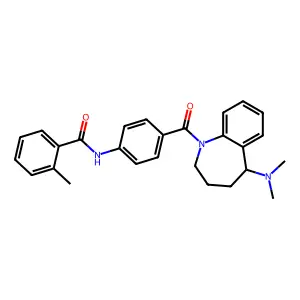 Mozavaptan structure