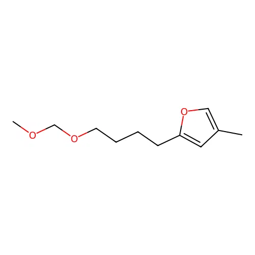 2-[4-(Methoxymethoxy)butyl]-4-methylfuran structure
