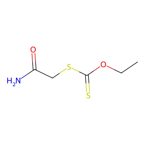 O-ethyl (2-amino-2-oxoethyl)sulfanylmethanethioate structure