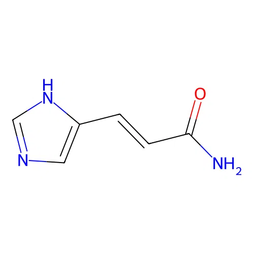3-(1H-imidazol-5-yl)prop-2-enamide structure