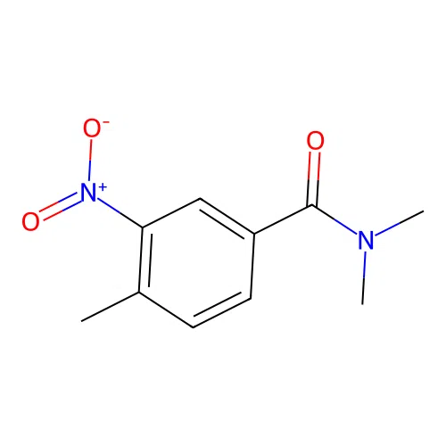 N,N,4-trimethyl-3-nitrobenzamide structure