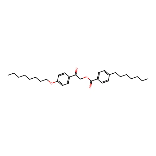 2-[4-(Octyloxy)phenyl]-2-oxoethyl 4-heptylbenzoate structure