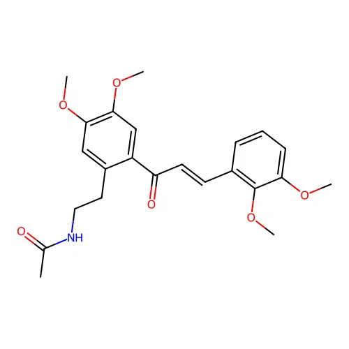 (E)-N-(2-(3-(2,3-Dimethoxyphenyl)acryloyl)-4,5-dimethoxyphenethyl)acetamide structure