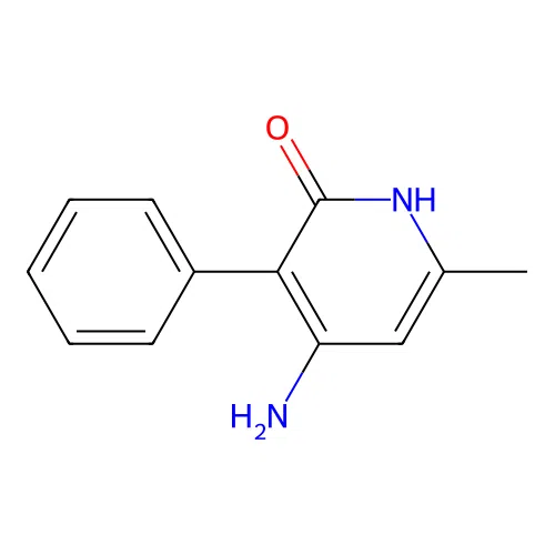 4-amino-6-methyl-3-phenyl-1H-pyridin-2-one structure