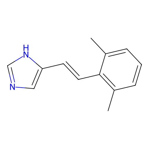 5-[2-(2,6-dimethylphenyl)ethenyl]-1H-imidazole structure