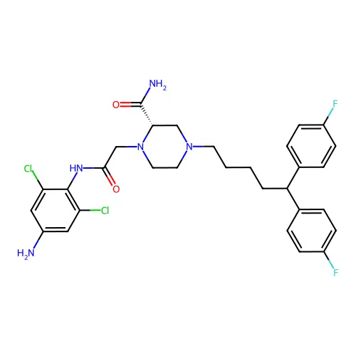 Draflazine, (S)- structure