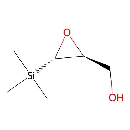 (2S,3S)-3-(Trimethylsilyl)-2-oxiranemethanol structure