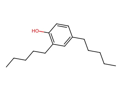 2,4-Dipentylphenol structure