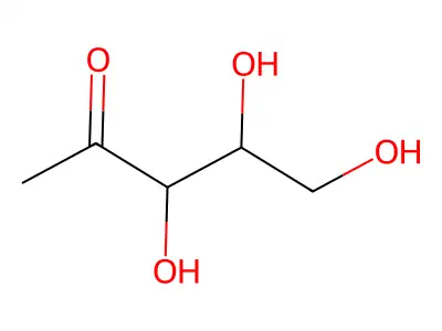 3,4,5-Trihydroxypentan-2-one structure