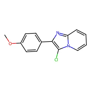 3-Chloro-2-(4-methoxyphenyl)imidazo[1,2-a]pyridine structure