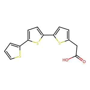 [2,2':5',2''-Terthiophene]-5-acetic acid structure