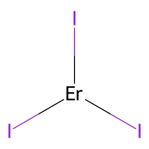 Erbium iodide (ErI3) structure