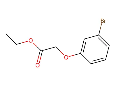 Ethyl 2-(3-bromophenoxy)acetate structure