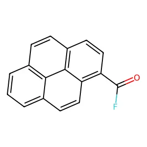 1-Pyrenecarbonyl fluoride structure