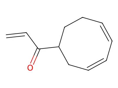 2-Propen-1-one, 1-(1,3-cyclooctadien-6-yl)-, (Z,Z)- structure