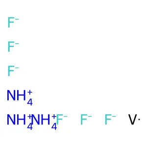 Ammonium hexafluorovanadate structure