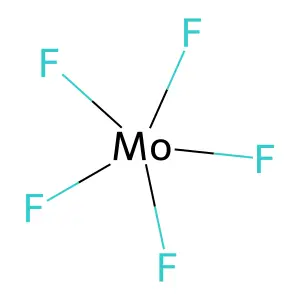 Molybdenum fluoride (MoF5) structure