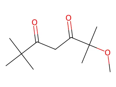 2-Methoxy-2,6,6-trimethylheptane-3,5-dione structure