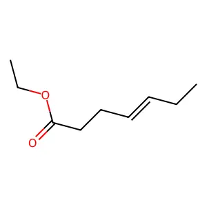Ethyl hept-4-enoate structure